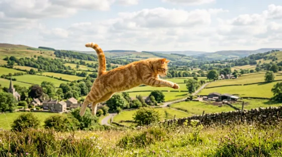 Falling With Style: Why Your Cat Is Basically A Furry Physics Cheat Code