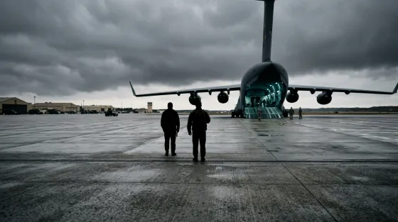 A Somber Return: Trump Attends Dignified Transfer in Delaware