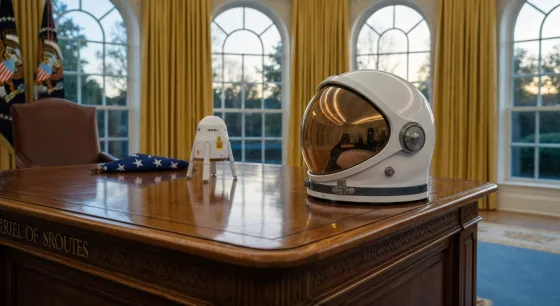 Trump Reckons He'd Make a Cracking Astronaut, Actually