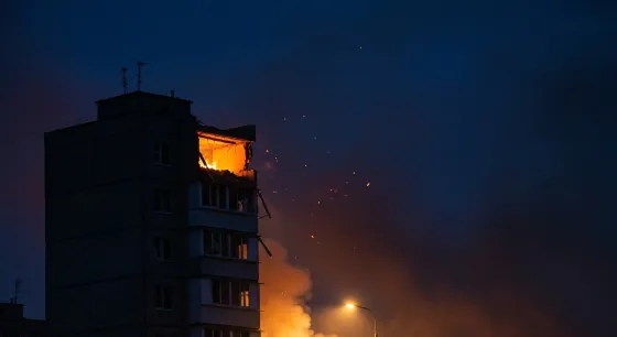 Eine dunkle Nacht in Kiew: Die brutale Realität der jüngsten Raketenangriffe