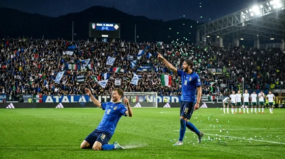 Tonali and Kean Crush Northern Ireland's World Cup Dreams in Bergamo