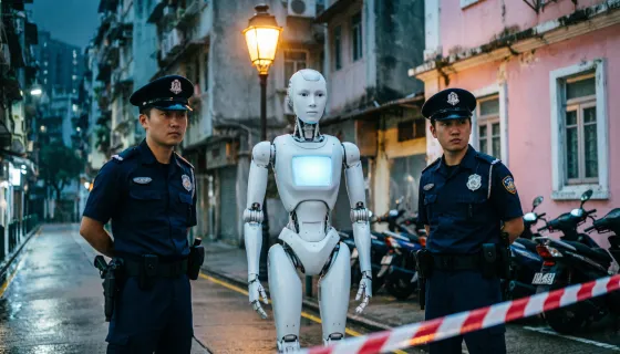 A Robot Got 'Arrested' in Macau, and Honestly, the Future Is Weirder Than We Expected