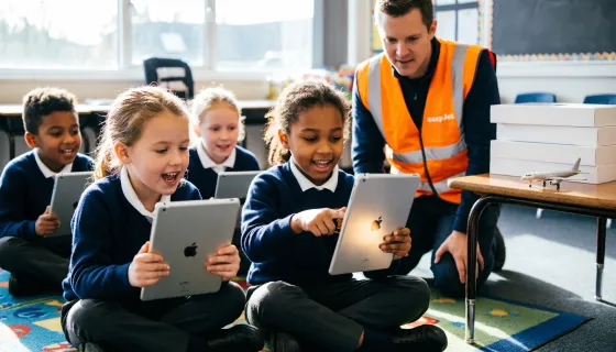 EasyJet Hands 500 Recycled iPads to Schoolchildren in Fight Against Digital Poverty